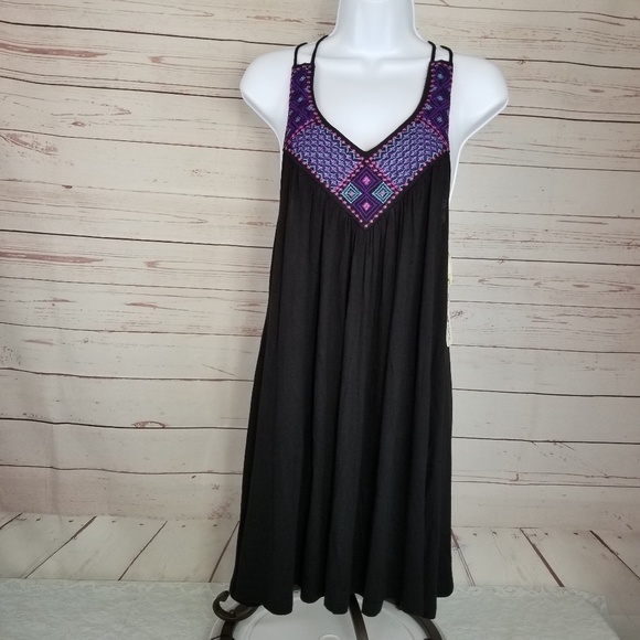 NWT Altar'd State Women's M Black Embroidered - Picture 1 of 8